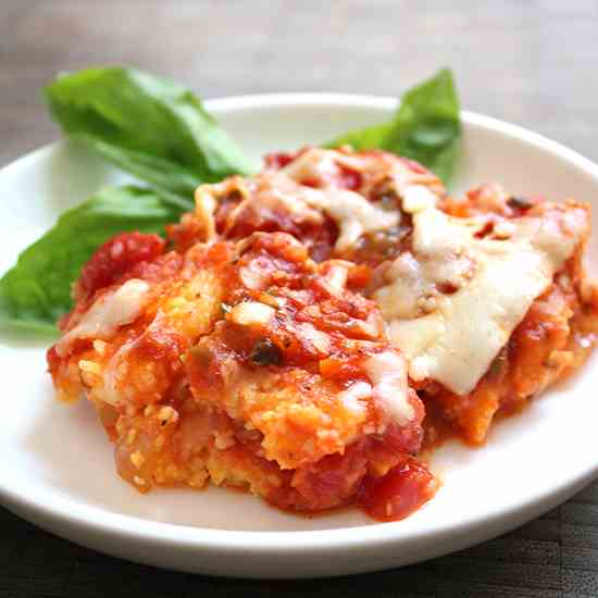 Easy Polenta Lasagna