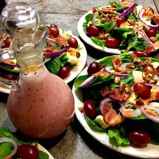 Our Favorite Spinach Salad with Poppy Seed