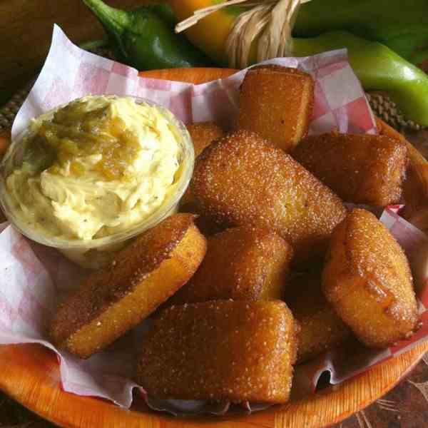 Garlicky Hatch Chile Butter