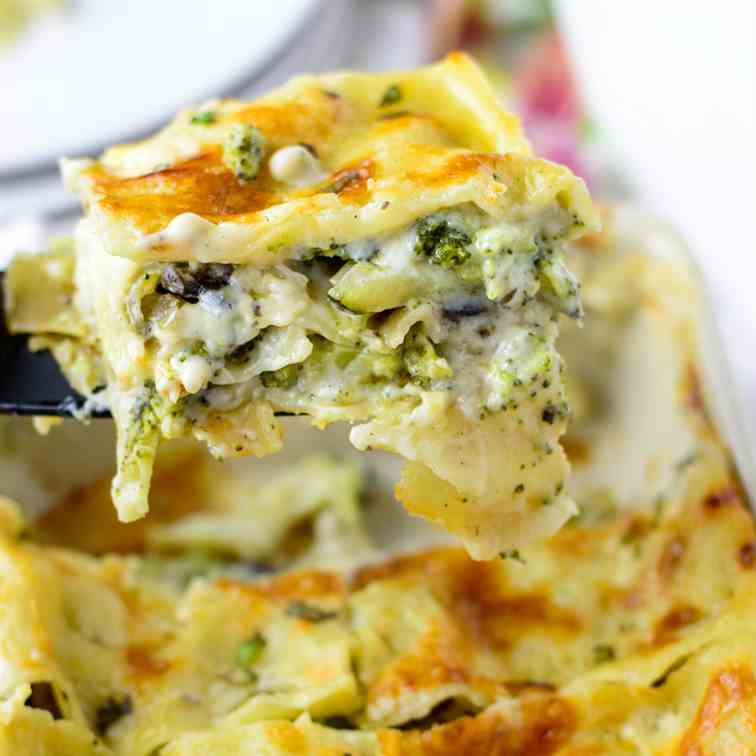 Green vegetable lasagna