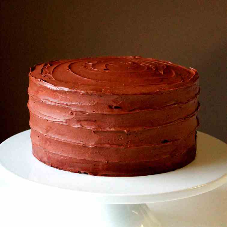 Choco Cake w Choco & Rum Frosting