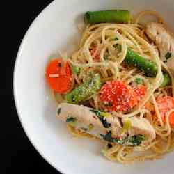 Spring Vegetable & Chicken Primavera