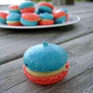 Macarons tricolores