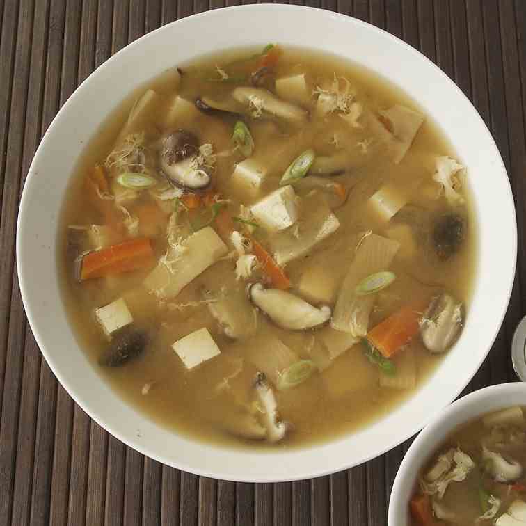 Chinese hot and sour soup