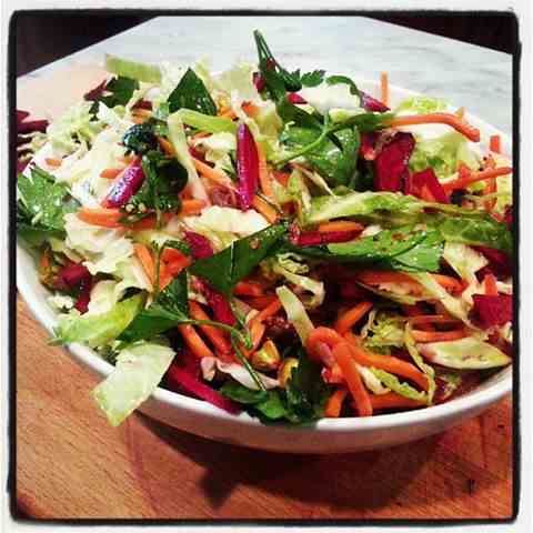 Cabbage, Beet and Carrot Slaw