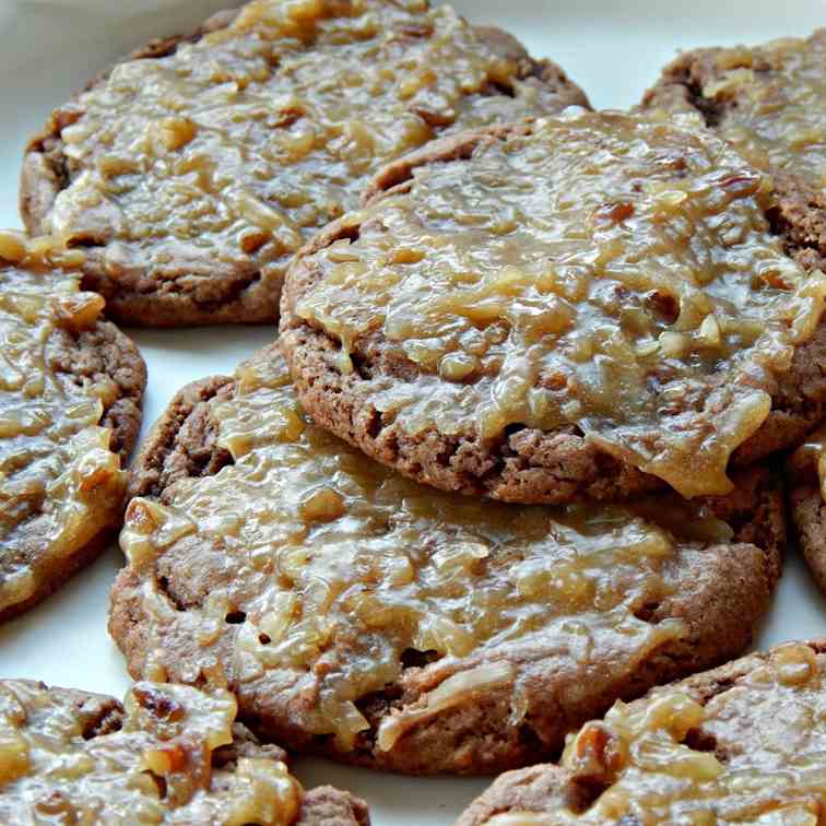 German Chocolate Cookies