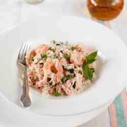Seafood Risotto in a Steamer