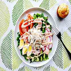 Shrimp and crab louie salad