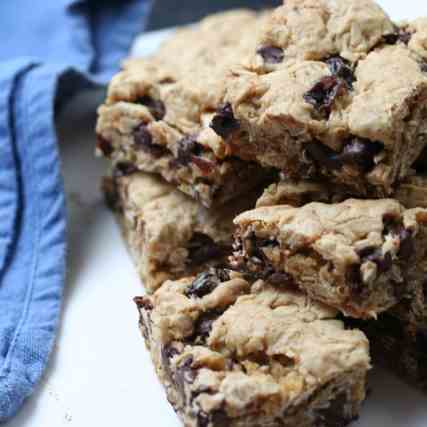 Oatmeal Raisin Chocolate Chip Bars