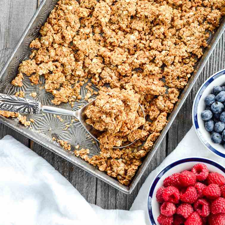 Healthy Peanut Butter Granola