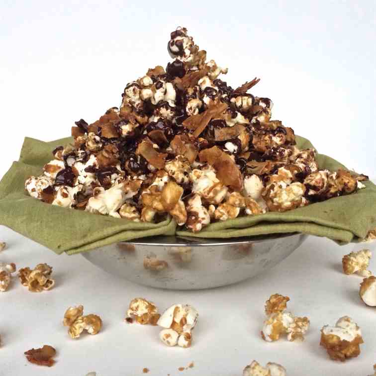 Maple Chocolate Bacon Popcorn