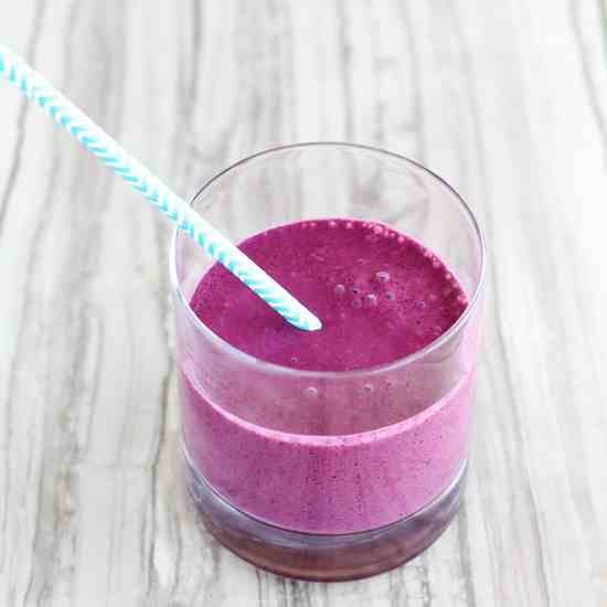 Wild Blueberry Snack Smoothie