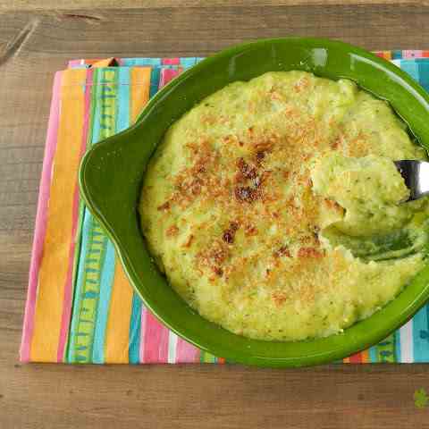 Calabacines gratinados