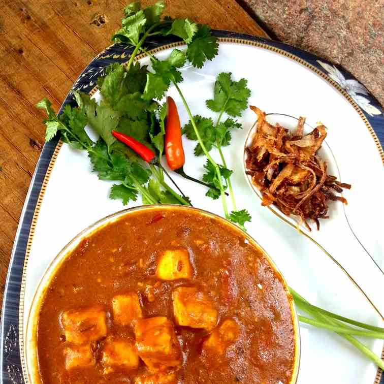 Creamy Paneer Gravy Recipe