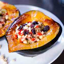 Delicious Stuffed Acorn Squash & Giveaway