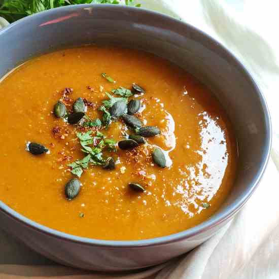 Moroccan spiced sweet potato and chickpea
