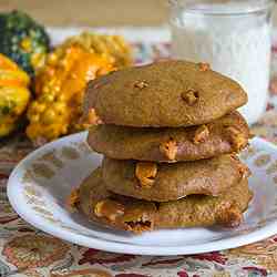 Pumpkin Butterscotch Cookies