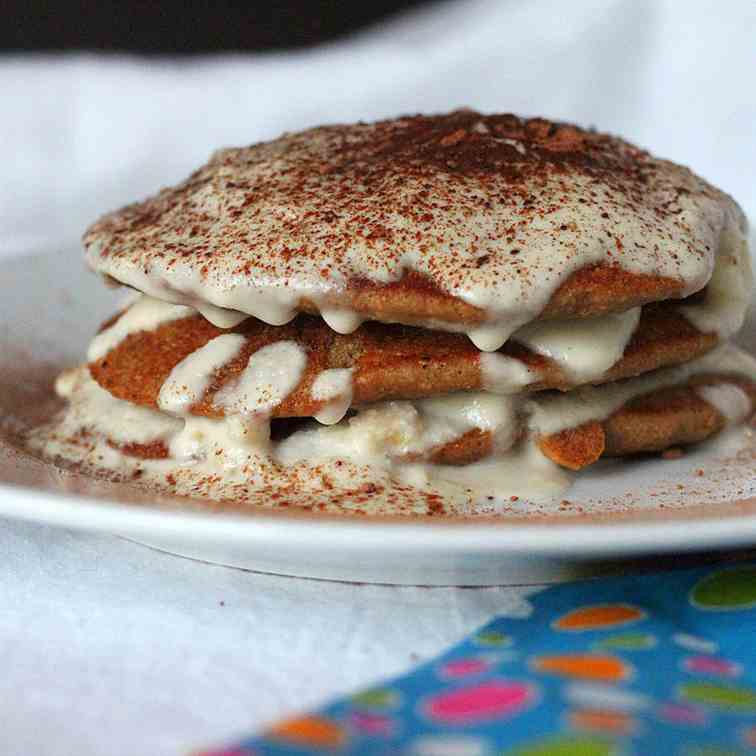 Vegan Tiramisu pancakes!