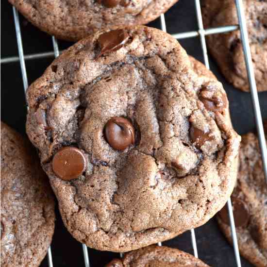 Nutella Chocolate Chip Cookies