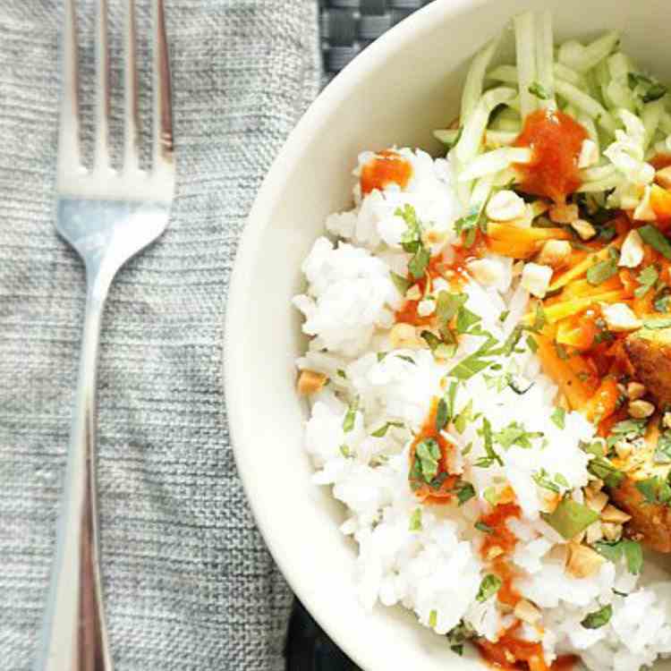 Tofu Rice Bowl Recipe