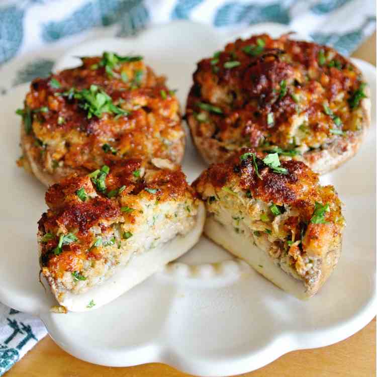 Stuffed Spanish Mushrooms