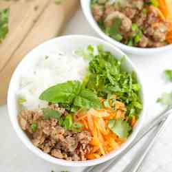 Fresh Vietnamese Salad Bowls