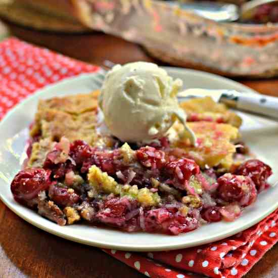 Easy Cherry Dump Cake