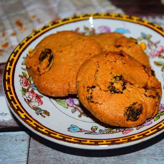 Cashew Nut Butter Shortbread Cookies