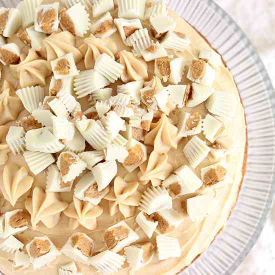 White Chocolate Peanut Butter Cheesecake