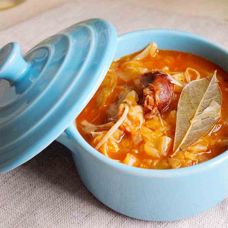 Young cabbage hunter’s stew