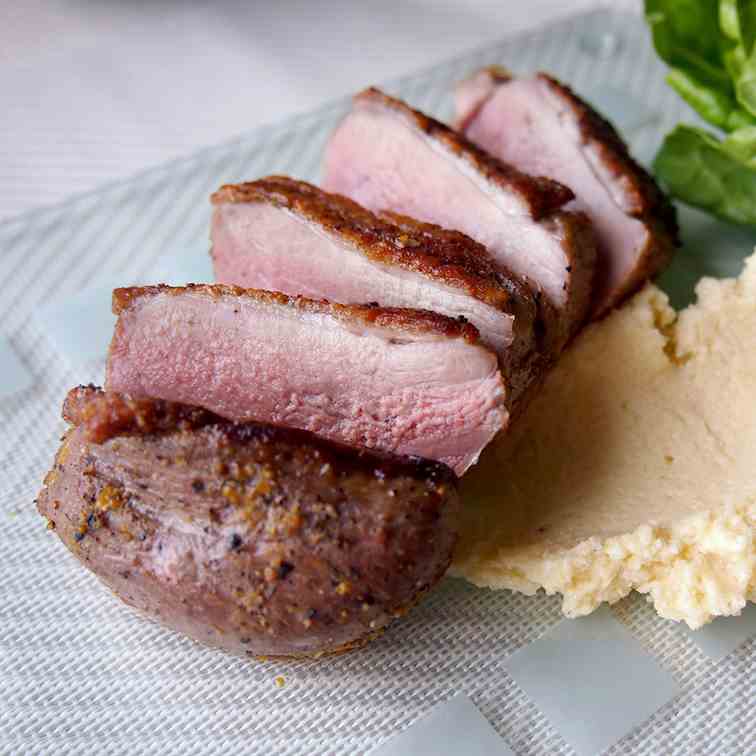 Keller's pan-roasted duck breasts