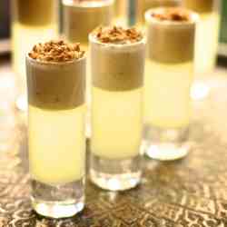 White wine with creamy mascarpone