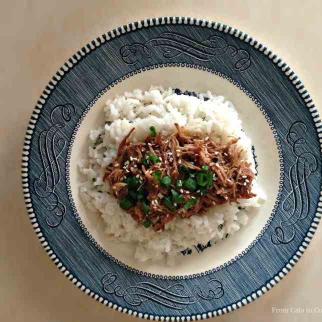 Asian Slow Cooker Pulled Pork RIbs