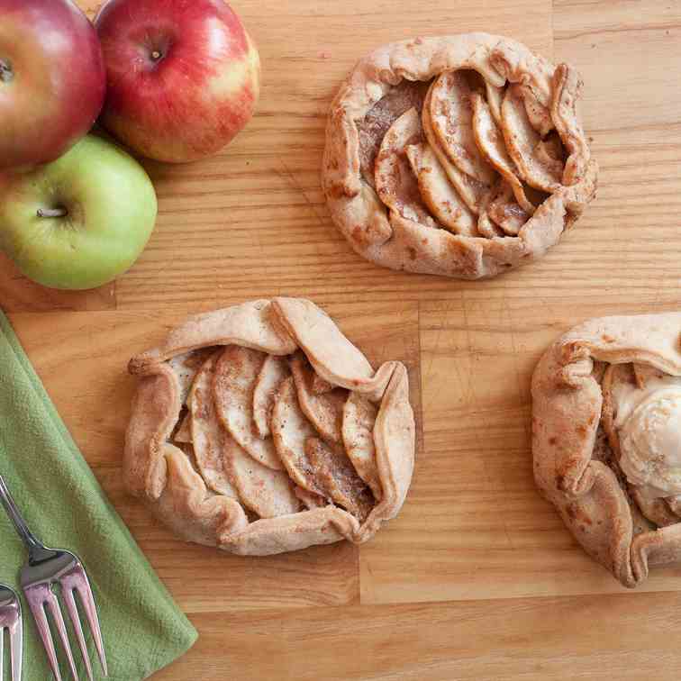 Free Form Apple Tarts