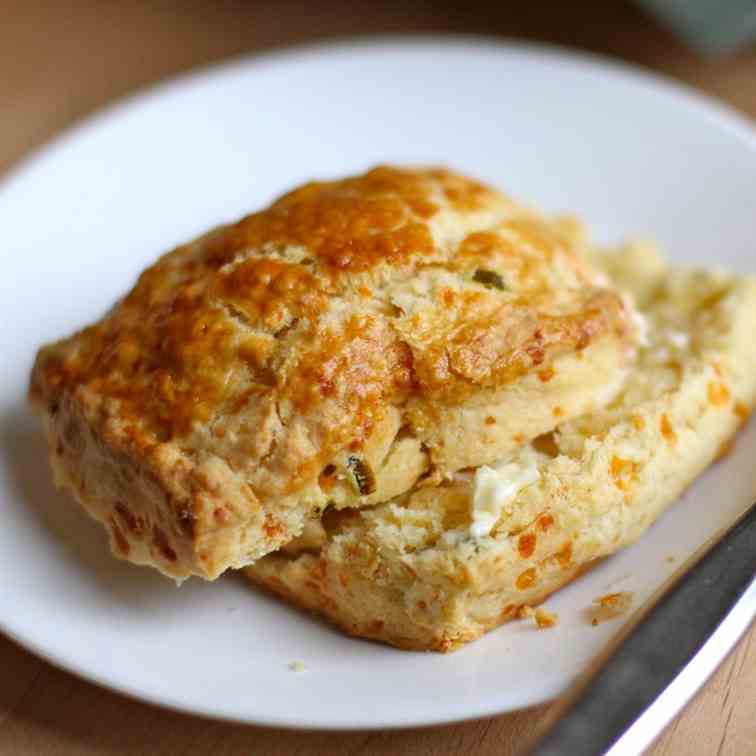 Cheddar Jalapeño Buttermilk Biscuits