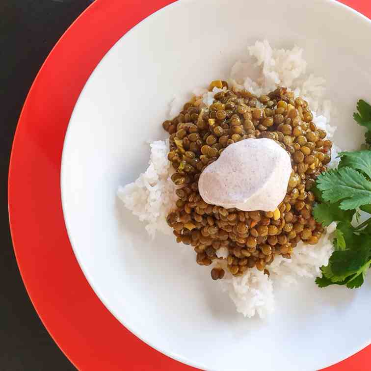 Creamy Indian Green Lentil Dhal