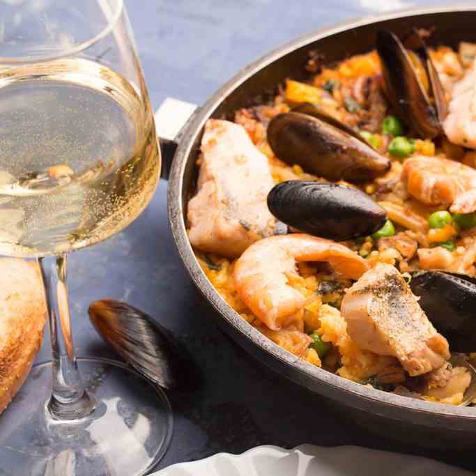 Spanish Seafood Paella