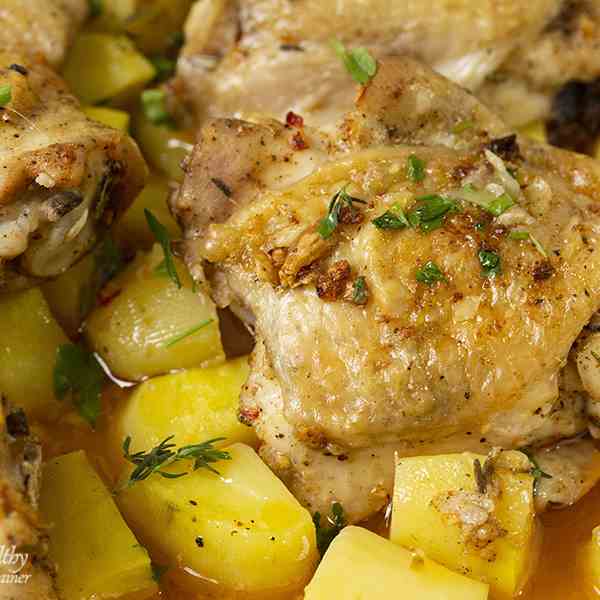 One Pan Chicken And Potatoes Recipe