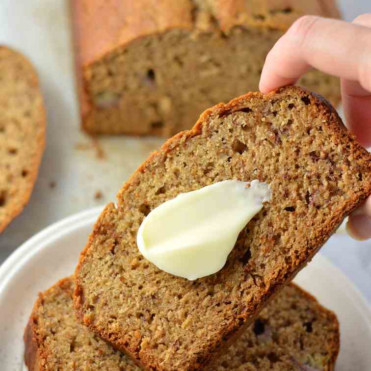 Peanut Butter Banana Bread