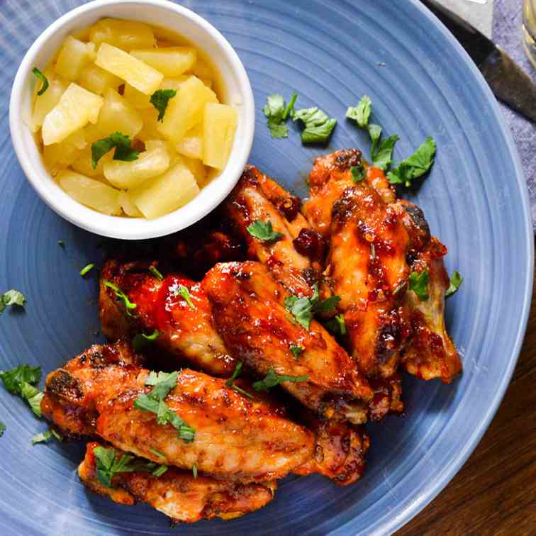 Peri Peri - Pineapple Glazed Chicken Wings