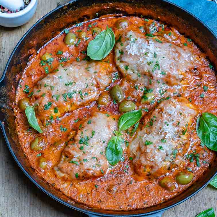 Creamy Italian Chicken in Tomato Sauce