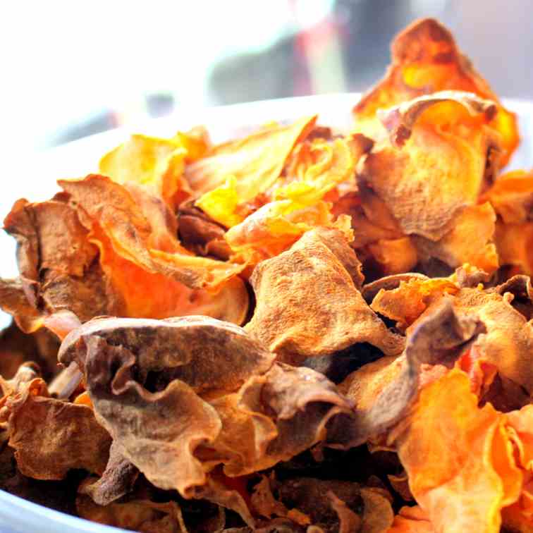 Vegetable and Potato Chips from Airfryer