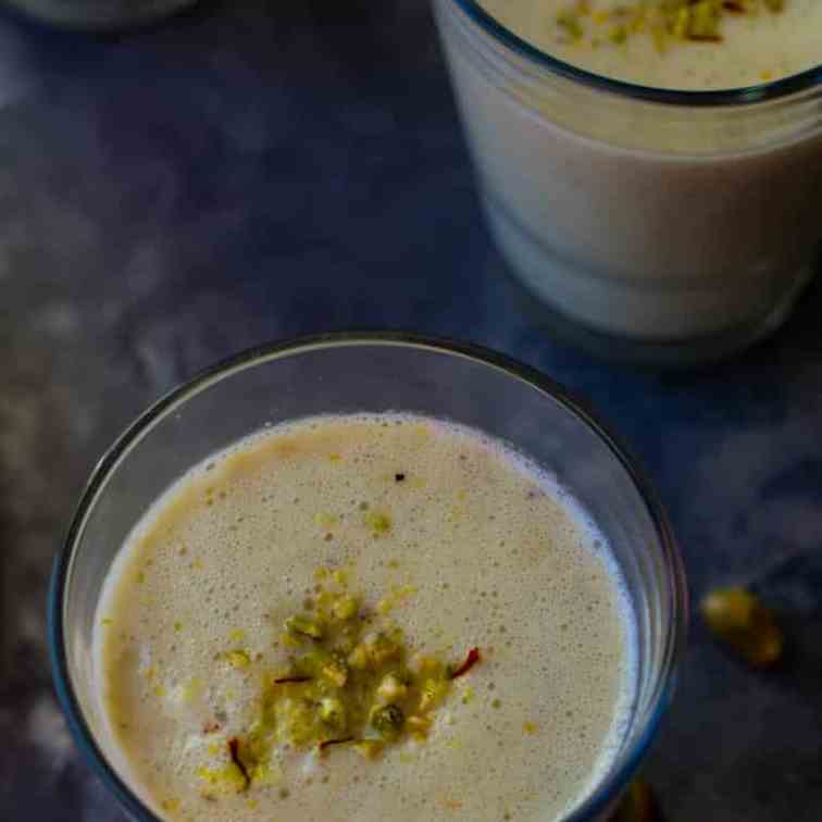 Kesar Pista (Saffron - Pistachio) Smoothie