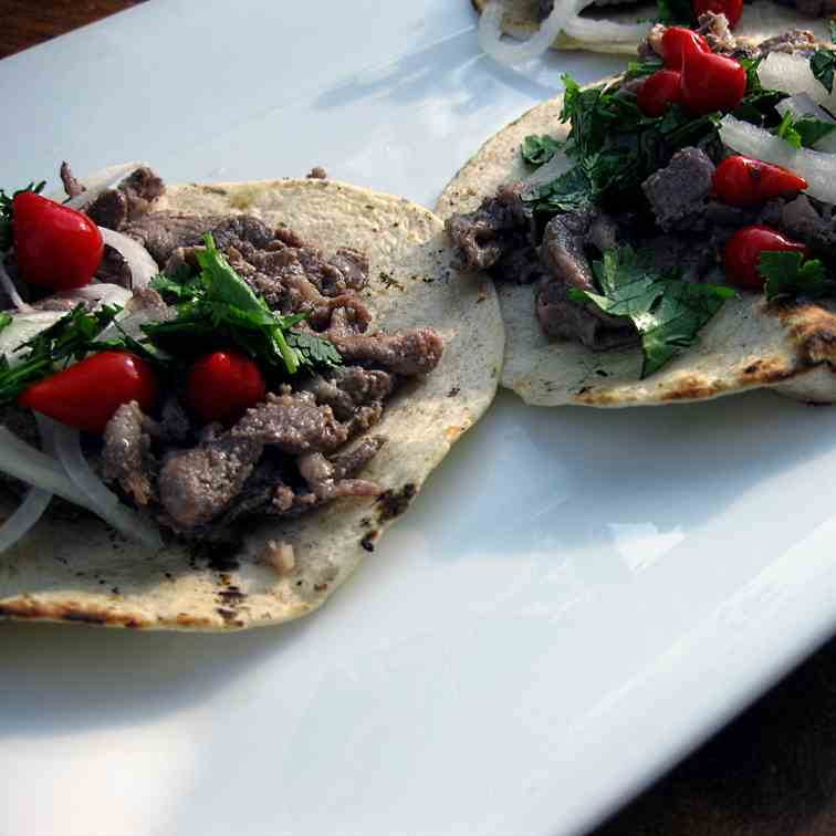 Lamb Soft Tacos