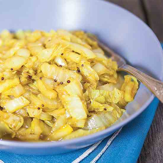 Spicy cabbage masala