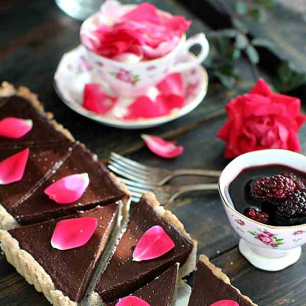 Sugar Free Chocolate Ganache Tart