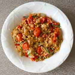 Tomato and Basil Farro