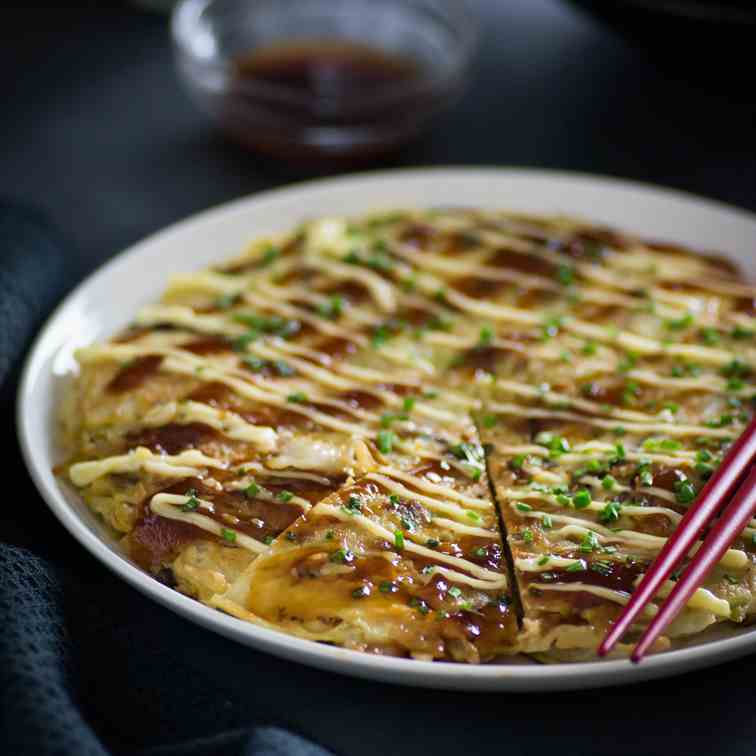 Vegetarian Okonomiyaki my way