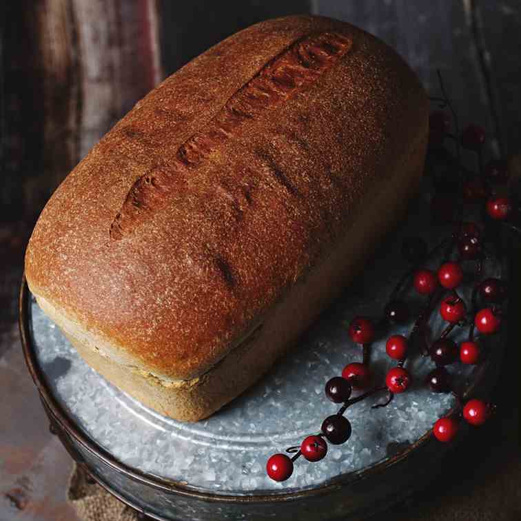 100% Whole Wheat Potato Bread