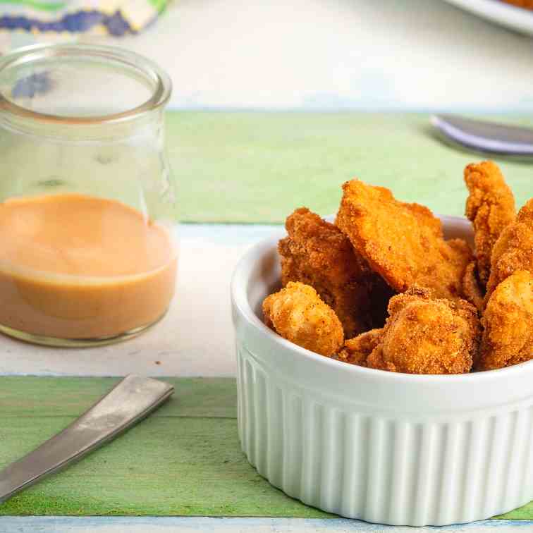 Fish Sticks with Sweet Mayo